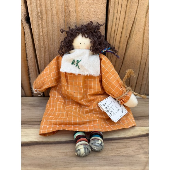 Other - "The Chicken Coop" handmade folk art rag doll, collectible, vintage